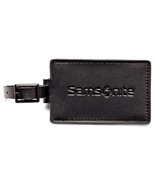 Samsonite® ID Tags, Leather, Black, Pack Of 2 - $24.75