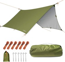 Unigear Hammock Rain Fly Camping Tarp, 15 X 14 Ft. X 12 Ft., And Traveling. - £56.55 GBP