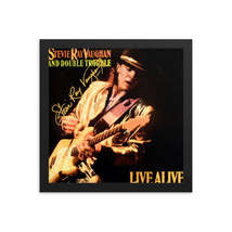 Stevie Ray Vaughan and Double Trouble signed Live Alive album Reprint - £66.49 GBP