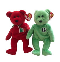 TY Beanie Babies Set of 2 Bears - Osito &amp; Kicks - £8.90 GBP