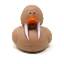 Walrus Rubber Duck 2&quot; Zoo Wild Ocean Animal Ducky Squirter Bath Toy US S... - £6.69 GBP
