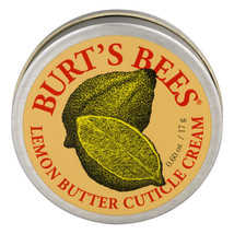 BRAND NEW - BURT&#39;S BEES Lemon Butter Cuticle Cream 0.6 Oz. 17g Tin 100% ... - $6.43