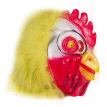 HMS Chicken Mask with Fur Trim, Yellow, One Size - $29.99+