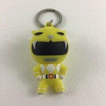 Saban&#39;s Mighty Morphin Power Rangers Keychain 3D Foam Yellow Ranger Figu... - $14.80