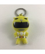 Saban&#39;s Mighty Morphin Power Rangers Keychain 3D Foam Yellow Ranger Figu... - $20.28 CAD