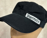 Jagermeister Liquor Booze Black Adjustable Cotton Cap Hat Cadet Military - £13.61 GBP