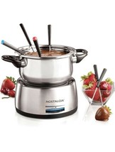Nostalgia 6-Cup Stainless Steel Electric Fondue Pot (a) M17 - £126.58 GBP