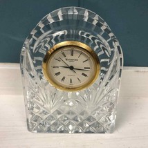 Waterford Crystal Clock Heritage Dome Small Mantel Piece Office Decor Ireland - $42.08