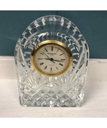 Waterford Crystal Clock Heritage Dome Small Mantel Piece Office Decor Ir... - £33.53 GBP