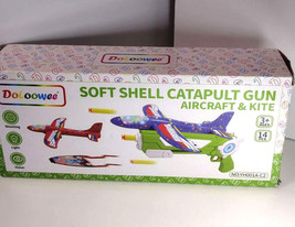 4 Pack Airplane Launcher Toys, 12.5&quot; LED Foam Glider Planes with 2 Launc... - $9.41