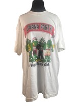 Mens 90s Las Vegas Beach Club Graphic Tshirt Size XL I Guana Party - £38.76 GBP