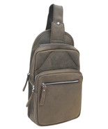 Vagarant Traveler Cowhide Leather Chest Pack Travel Companion LK07.DS - £69.98 GBP