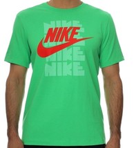  Nike Tee Swoosh Sportswear Athletic Casual Green T-Shirt Men DD3381 362 SZ XL - £21.14 GBP
