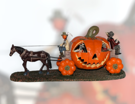 Lemax Spooky Pumpkin Express Jack-O-Lantern Buggy Coach Horse Drawn ON SALE - $27.67