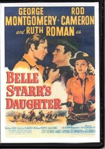 BELLE STARR&#39;S DAUGHTER ( RARE 1948 DVD ) * GEORGE MONTGOMERY * RUTH ROMAN - $9.49