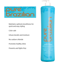 Pure Brazilian Anti-Frizz Conditioner, Liter image 2
