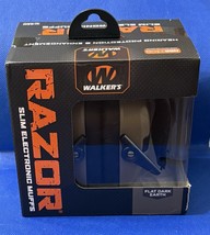 WALKERS GAME EAR Razor Slim Shooter Electronic Folding Muff Flat Dark Ea... - $54.63