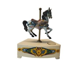 Carousel Horse Music Box Limited Edition Coin Signed Tobin Fraley on Belly Clown - £21.69 GBP