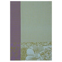 Le Jacquard Francais Fleurs a Croquer Green Floral Cotton Kitchen Hand T... - $25.00