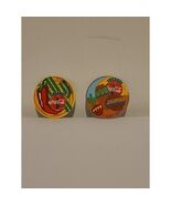 VTG Retro RARE Taco Time Canada Pogs 90s Coca-Cola Time Caps #1 #6 - $8.66