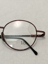 VTG Logo Paris Round Copper Tortoise Glasses W/ Black Arms Eyeglasses 44-21-135 - £23.98 GBP
