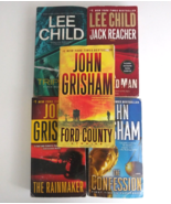 Lot of 5 Paperback Mystery Thriller Novels 3 John Grisham &amp; 2 Lee Child - €21,28 EUR