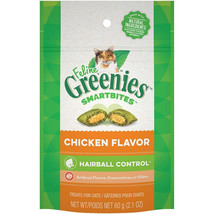 Greenies SmartBites Hairball Control Chicken Flavor Cat Treats - £23.80 GBP