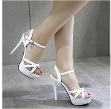 9 women shoes summer women sandals shoes thin heel high heels 13cm sexy open toe pointy thumb200