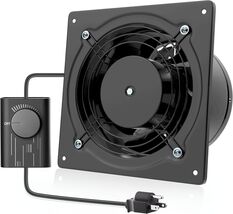 HG Power 6 Inch Exhaust Fan with Speed Controller, 308CFM Wall Exhaust F... - $38.79 CAD