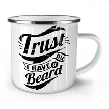 Trust Me Beard Vintage NEW Enamel Tea Mug 10 oz | Wellcoda - £17.91 GBP