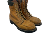 Texas Steer Men&#39;s 8&#39;&#39; Insulated Work Boots 0025721 Brown Leather Size 9.5M - $47.49