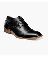 25066,Stacy Adams Leather Shoes Dickinson Cap Toe Lace up All Colors - £92.22 GBP