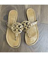 Tory Burch Miller Tan Patent Leather Sandals 9 - €37,07 EUR