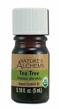 Nature&#39;s Alchemy USDA Organic Tea Tree Oil 5 ML - £7.03 GBP