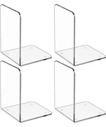 Maxgear Book Ends Clear Acrylic Bookends For Shelves, Non-Skid Bookend, ... - €39,04 EUR