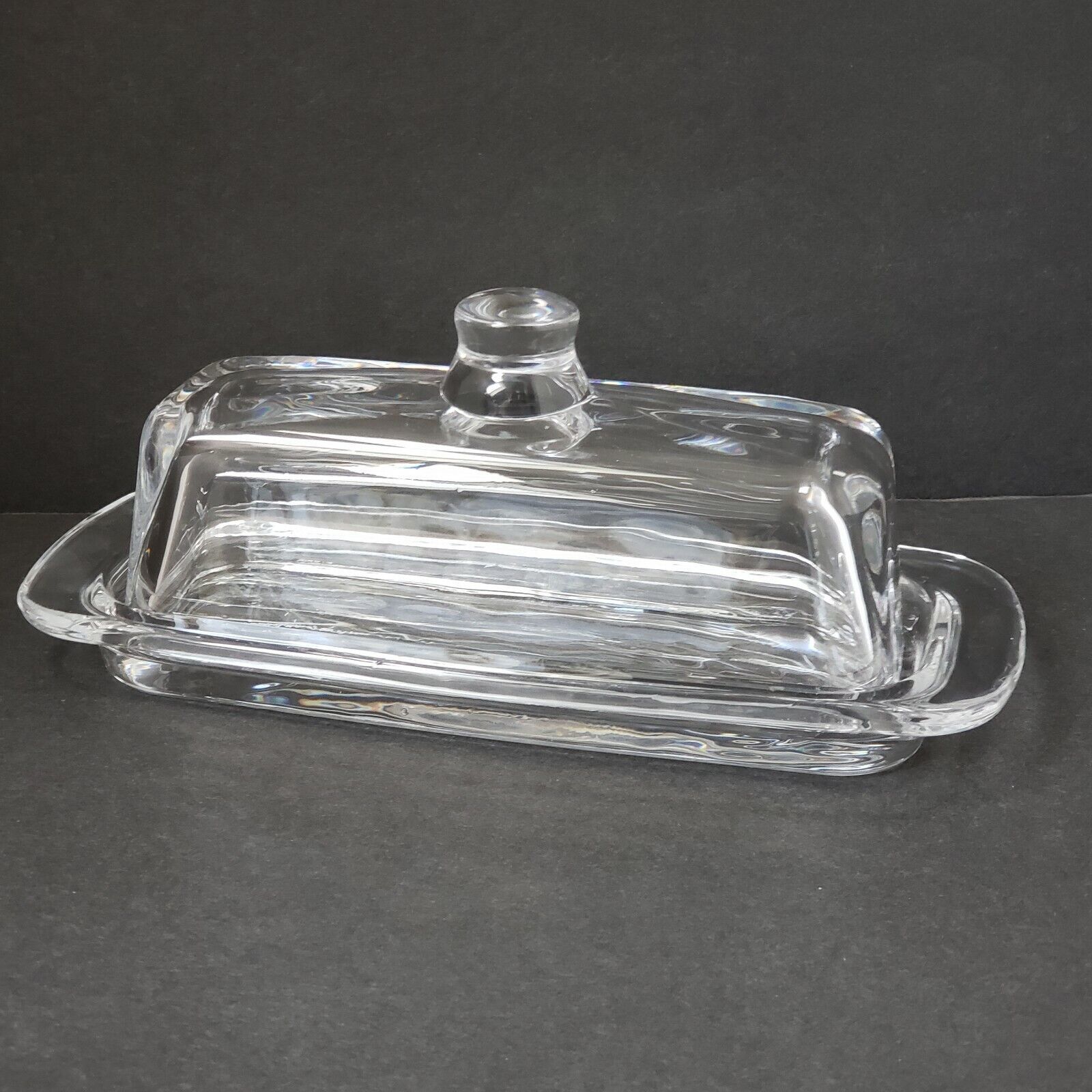 Primary image for Royal Art Clear Glass Covered Butter Dish