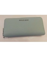 Michael Kors Blue Saffiano Continental Zip Around Wallet  - $85.00