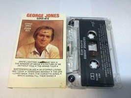 George Jones Audio Cassette Tape Super Hits 1987 Cbs Records Canada WFET-40776 - £5.95 GBP