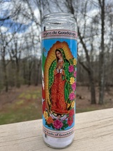 Lady of Guadalupe DAILY MIRACLE AND HEX CURSE REMOVAL CANDLE - £23.52 GBP