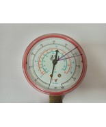 JB Industries M2-425 Pressure Gauge 2-1/2&quot; R-134A/404A/507 Red Steel Cas... - $58.32