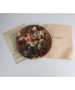 1977 Knowles Norman Rockwell &quot;The Toy Maker&quot; Collector&#39;s Plate #7194B Wi... - $276.89 MXN