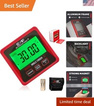 High Visibility Digital Angle Gauge with Self-Inverting Display &amp; Alumin... - $40.50
