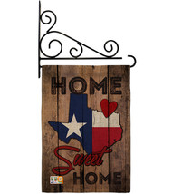 State Texas Home Sweet Burlap - Impressions Decorative Metal Fansy Wall Bracket  - £27.15 GBP