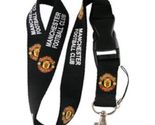 Universal Manchester United Lanyard Keychain ID Badge Holder Black - £6.28 GBP