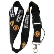 Universal Manchester United Lanyard Keychain ID Badge Holder Black - $7.99