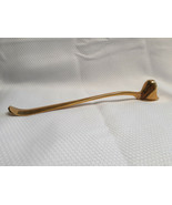 Vtg Brass Gold Tone Hallmarked Candle Snuffer Long Handle - £23.66 GBP