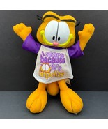 Garfield Nanco I Stare Because it&#39;s Impolite T-Shirt Plush Stuffed Toy 10&quot; - €14,33 EUR
