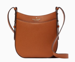 Kate Spade Leila North South Leather Crossbody Bag ~NWT~ Warm Ginger - £117.12 GBP