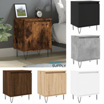 Modern Wooden 1 Door Bedside Table Cabinet Nightstand Side End Sofa Table Wood - £34.79 GBP