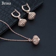 Irina Women&#39;s Jewelry Set Geometric Graphics Three-dimensional Necklace Earrings - £10.82 GBP